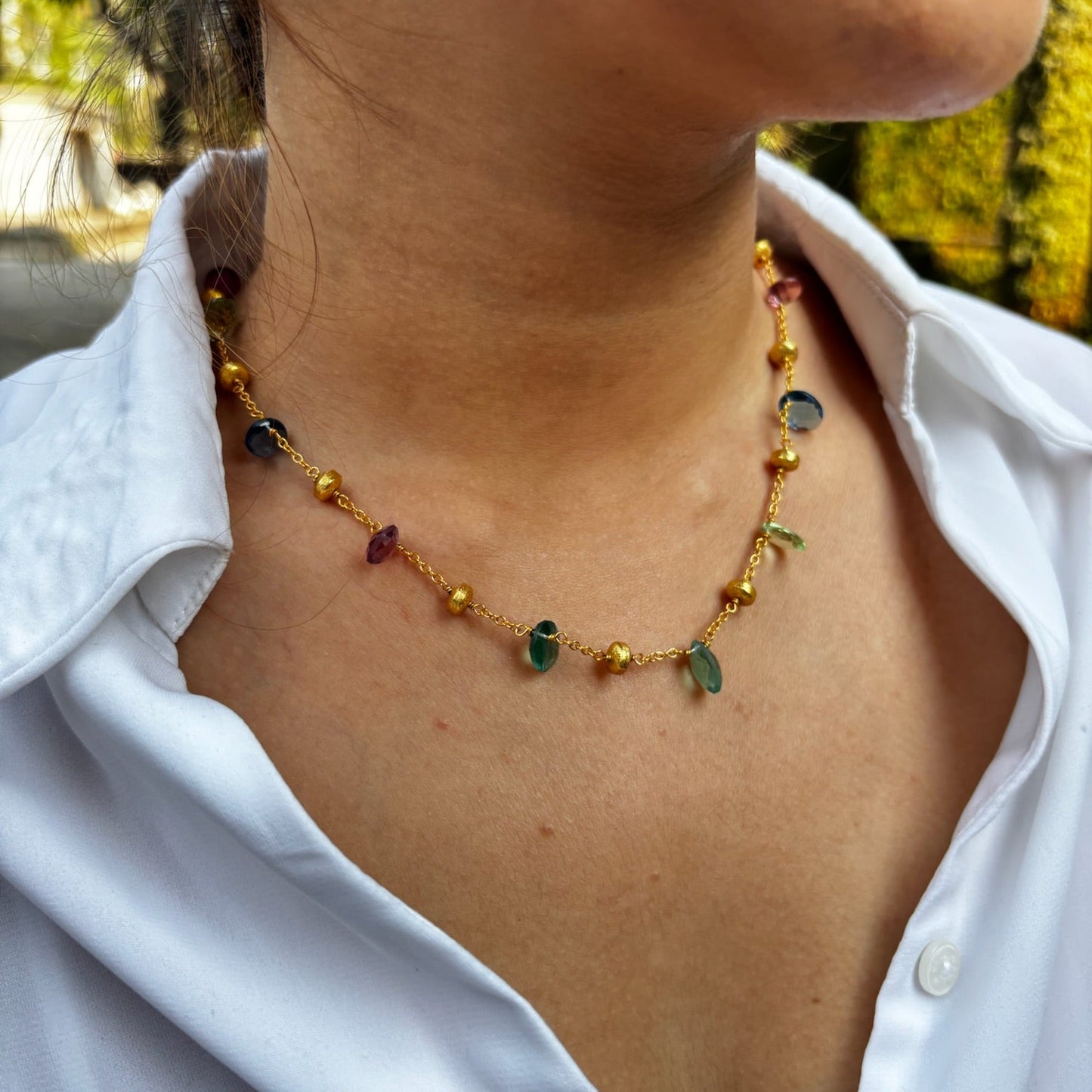 CELESTE MULTI-HUE NECKLACE