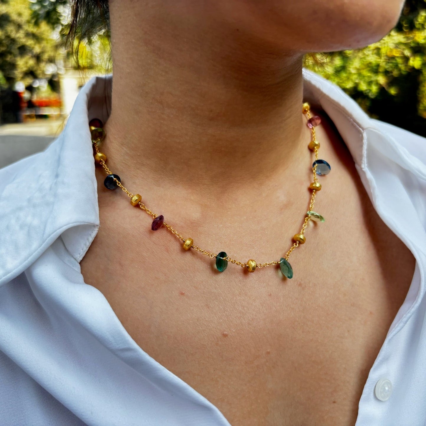 CELESTE MULTI-HUE NECKLACE