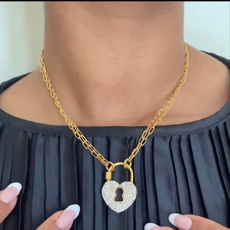 Love Lock Necklace | Heart Jewelry | Jose Balli – Jose Balli | New Orleans